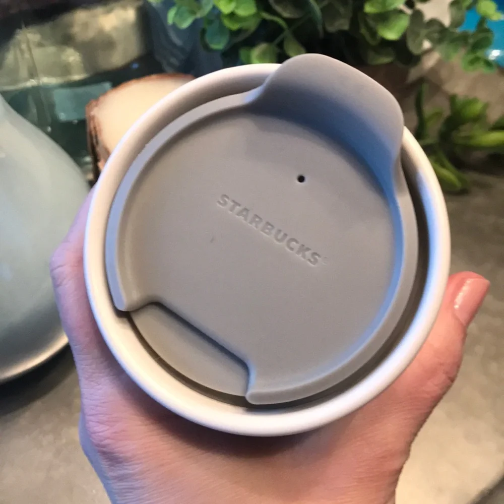 Starbucks 2017 Christmas Hand Holding Travel Mug
